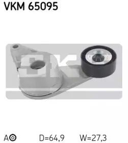 VKM 65095 SKF Натяжной ролик, поликлиновойремень